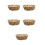 5Pcs Khaki Basket for Fruit Vegetable Storage and Serving Tray 3