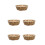 5Pcs Khaki Basket for Fruit Vegetable Storage and Serving Tray 7