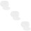 18Pcs Durable White Plant Drip Trays Round Plastic Saucers for Pots 8