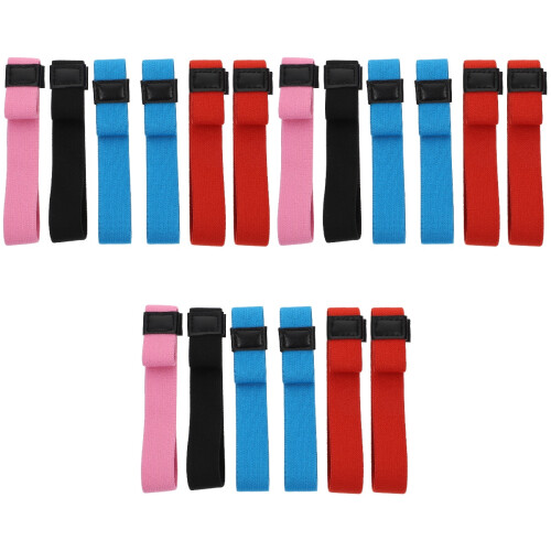 18Pcs Universal Elastic Food Container Straps Colorful Bands 2