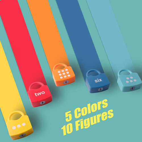 2Sets Baby Numeric Lock Toy Durable Kids Learning Locks Counting Game 2