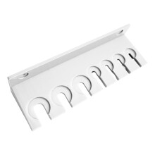 Sleekly Tool Storage Rack Plastic Wrench Socket Holder-White