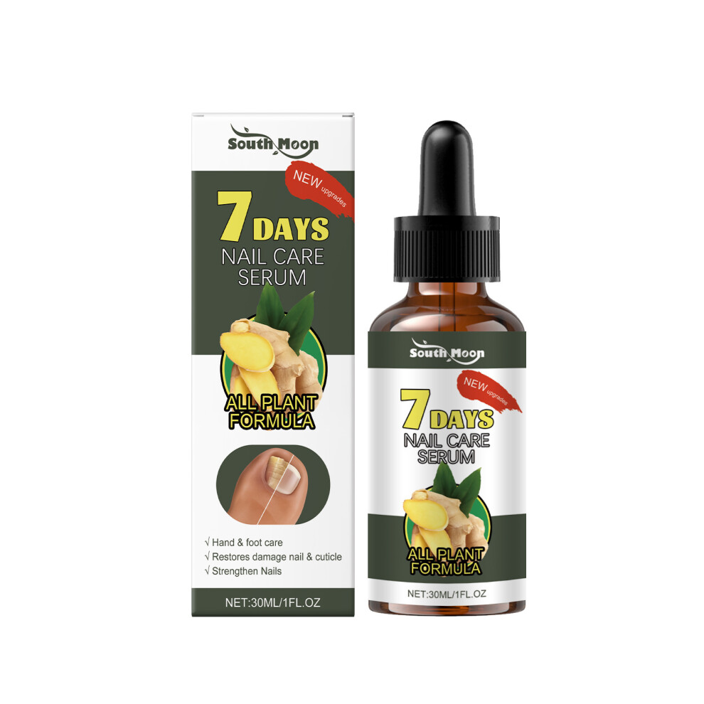SOUTH MOON Ginger Nail Essence gently nourishes and cleanses dry cuticles on the nail surface of hands and feet.