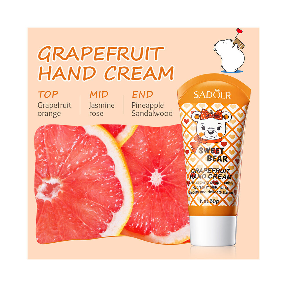 Cartoon hand cream 60g SADOER avocado milk moisturizing autumn and winter