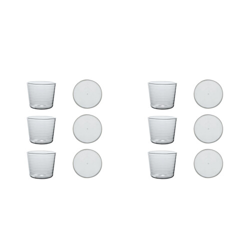 6Pièces Bols En Verre Clair Pour Fruits Snacks Usage 1