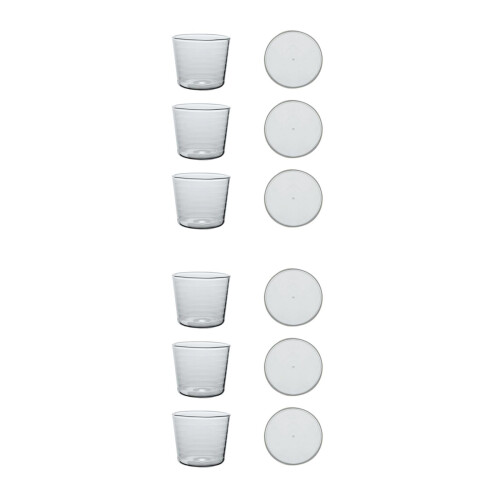 6Pièces Bols En Verre Clair Pour Fruits Snacks Usage 2