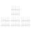 40Pcs Rice Spatula Nonstick for Food Counter Serving 2
