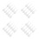 40Pcs Rice Spatula Nonstick for Food Counter Serving 6