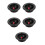 5Pcs Heavy-Duty Speaker Binding Post Terminal Cup Kit Black 2