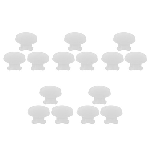 15Pièces Plugs Silicone Blancs Valve D'aération Pour Boîte Repas 1