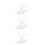 30Pcs White Handheld Folding Fan Frames Plastic for DIY Craft Making 2