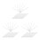 30Pcs White Handheld Folding Fan Frames Plastic for DIY Craft Making 4