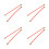 8Pcs Brown Aluminum Compressor Flexible Hose Kit for Home 4