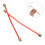 8Pcs Brown Aluminum Compressor Flexible Hose Kit for Home 8