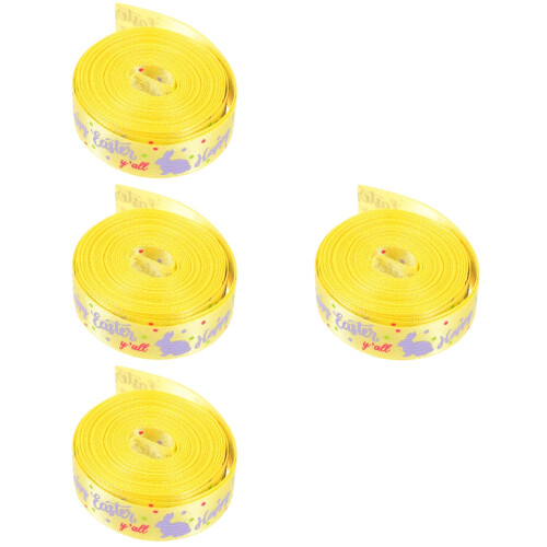 4Rouleaux De Pâques En Polyester Pour Créations Décor 2