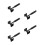 5Pcs Black Dual-Sided Aluminum Meat Tenderizer Hammer Kitchen Tool 4