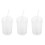 3Pcs Reusable Glass Beverage Cups with Lid and Straw for Cold Drinks 3