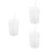 3Pcs Reusable Glass Beverage Cups with Lid and Straw for Cold Drinks 5