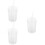 3Pcs Reusable Glass Beverage Cups with Lid and Straw for Cold Drinks 6