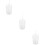 3Pcs Reusable Glass Beverage Cups with Lid and Straw for Cold Drinks 8