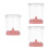 3Pièces Multifonction Rose Pour Fruits Cuisine 5