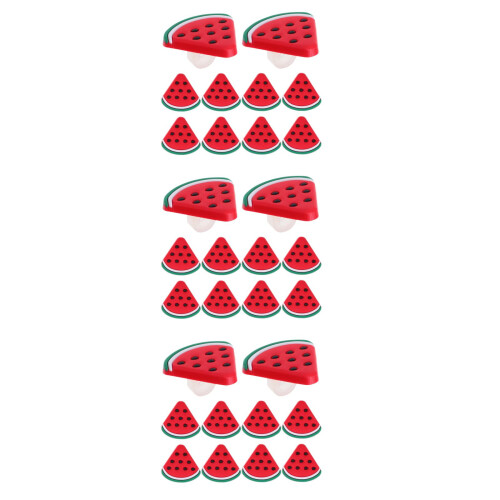 30Stk Lustige Wassermelonen Kunststoff Rot 1