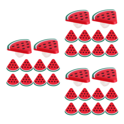 30Stk Lustige Wassermelonen Kunststoff Rot 2