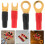 100Pcs Assorted Color Car Speaker Wire Connectors with Brass Terminals 8