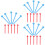 30Pcs Safe Plastic Bird Perches Holders for Cage Accessories and Toys 5