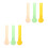 6Pcs Portable Cat Treat Dispenser Spoon PP Easy Clean Feeding Tool 1
