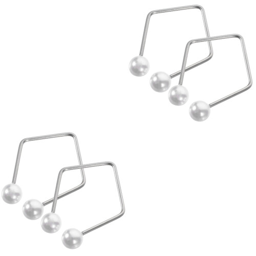 4Pcs Silver Facial Tools Metal Dimple Maker Face Exerciser Trainer 1