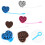 8Pcs Assorted Color Silicone Straw Caps Reusable Drink Straw Covers 8
