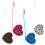 8Pcs Assorted Color Silicone Straw Caps Reusable Drink Straw Covers 10