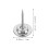 150Pcs Silver Flat Round Thumbtacks for Posters and Picture Hanging 9