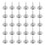 150Pcs Silver Flat Round Thumbtacks for Posters and Picture Hanging 10
