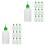 24Pcs Small Dispenser Bottles with Fine Tip for Studio Work 2
