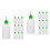 24Pcs Small Dispenser Bottles with Fine Tip for Studio Work 3