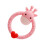 5Baby Teeth Stick Pink Silicone Teether Durable Safe Toy 5