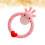 5Baby Teeth Stick Pink Silicone Teether Durable Safe Toy 7