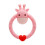 5Baby Teeth Stick Pink Silicone Teether Durable Safe Toy 9