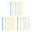 150Pcs Multi Color Musical Note Cocktail Bar Tools 2