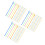 150Pcs Multi Color Musical Note Cocktail Bar Tools 7
