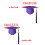 Graduation Bachelor Cap 2026 Multi-dark green Children model 2