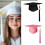 Graduation Bachelor Cap 2026 Multi-dark green Children model 4