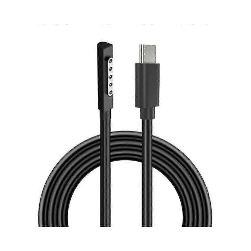 Cable de carga rápida de 65 W para Surface RT, Surface Pro 1 y 2, cable magnético USB-C