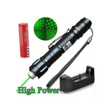 Indicator laser verde reglabil de mare putere cu încărcător de baterie 18650, rază de acțiune de 5.000 m - Verde