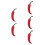 5 Pieces Chili Pepper Pins/Brooches - Decorative and 1
