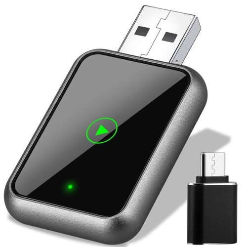 Carplay-adapter - INKINT - Draadloos - Bluetooth 5.3 - USB Type-C - Plug and Play