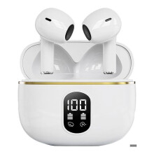 Draadloze Bluetooth-luidsprekers met een batterijduur van 48 uur (wit)
