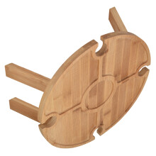 Mini Wooden Picnic Table for Wine